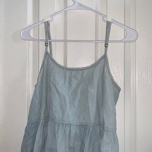 THE GREAT. blue jean dress, size 1